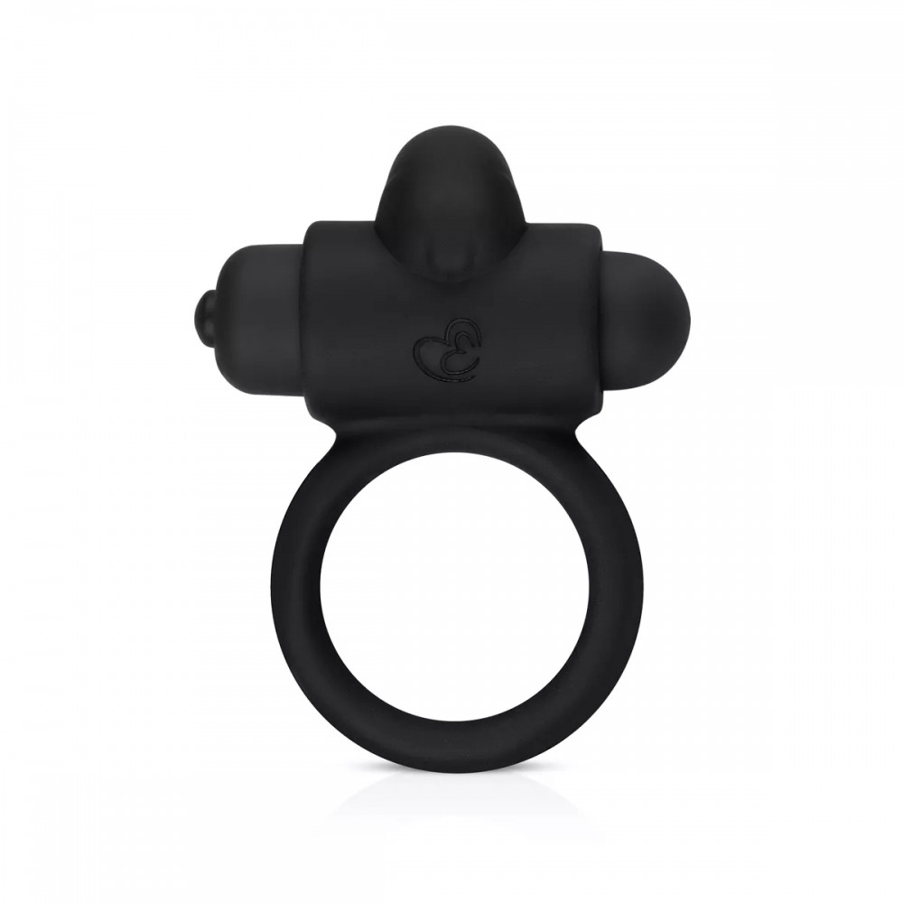Эрекционное кольцо с вибрацией Easy Toys Bunny Vibe Ring Black