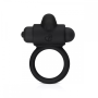 Эрекционное кольцо с вибрацией Easy Toys Bunny Vibe Ring Black