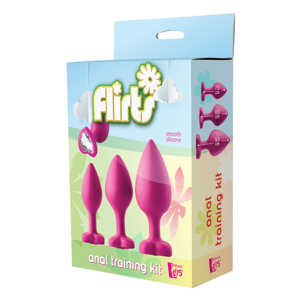 Набор анальных пробок Dream Toys FLIRTS PINK