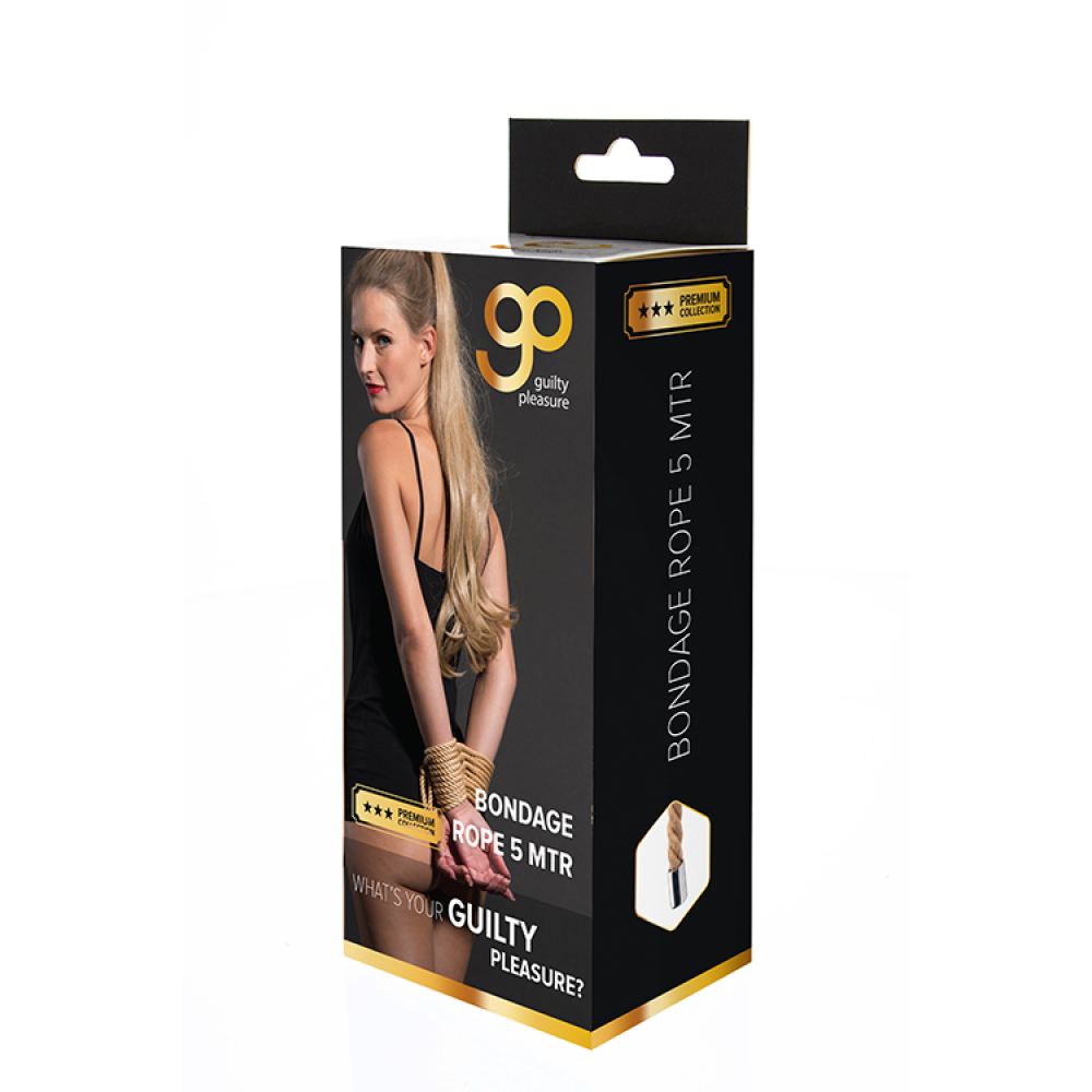 Веревка для бондажа GP PREMIUM BONDAGE ROPE COTTON 5M