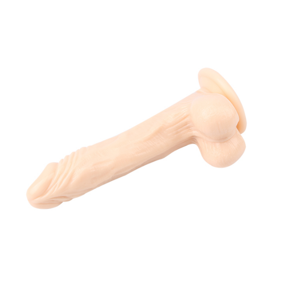 Фаллоимитатор с мошонкой на присоске Chisa Ballsy Super Cock, бежевый
