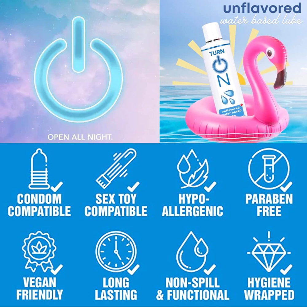 Лубрикант на водной осове WET Turn on Unflavored Water Based Lube 178 мл