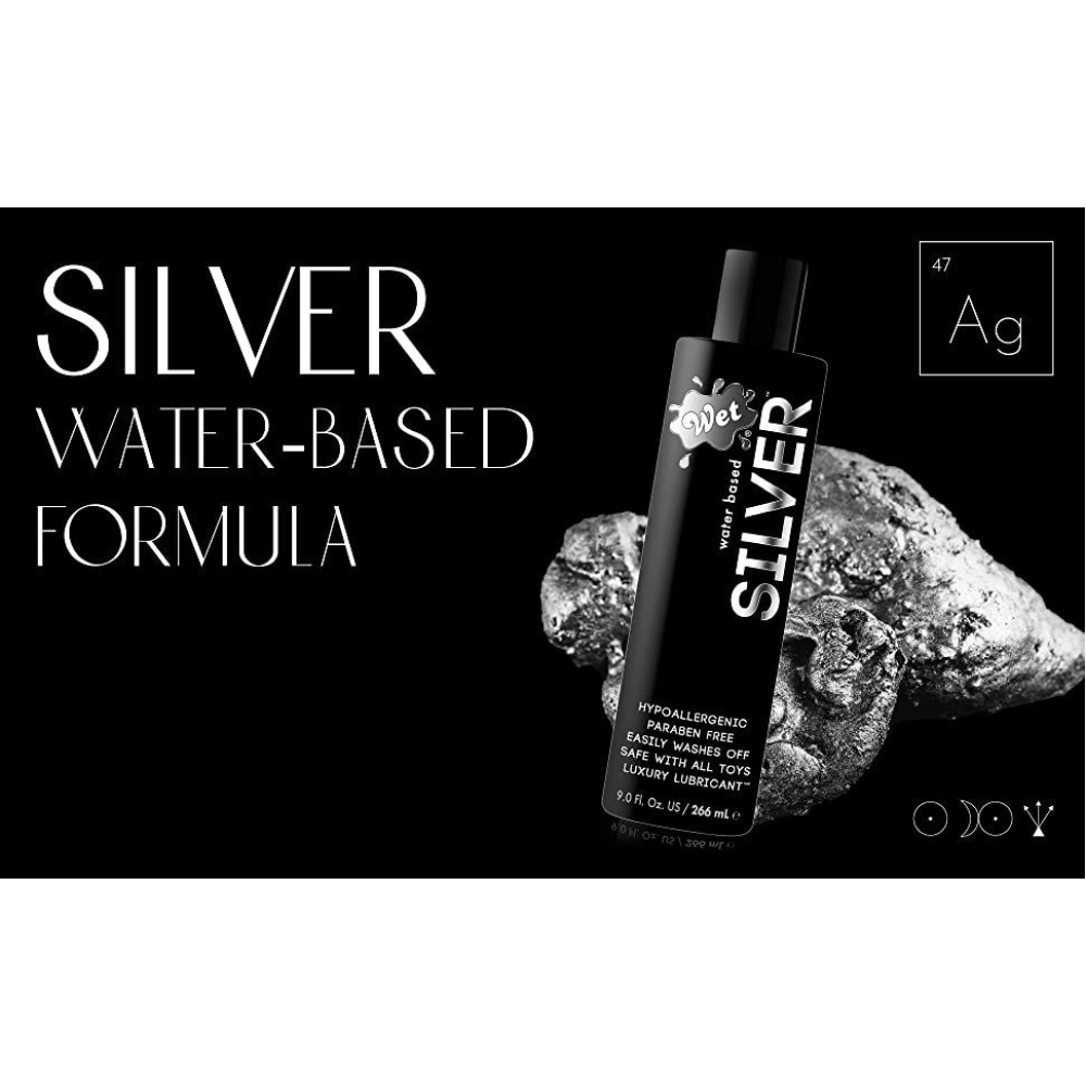 Лубрикант на водной основе Wet Silver, без парабенов, 30 мл