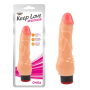 Вибратор реалистичный Chisa Keep Love Stud Dildo на батарейках, бежевый