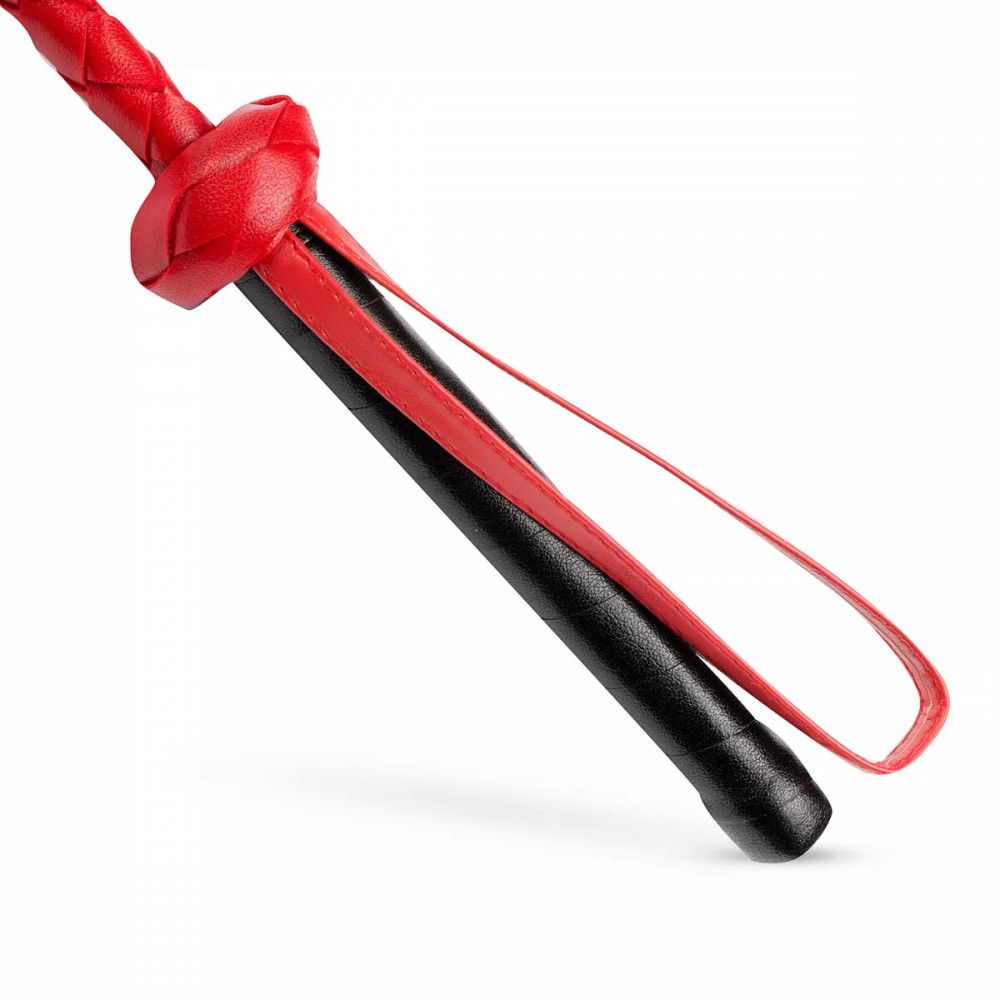 Стек плетеный DS Fetish Whipped красный, 72 см