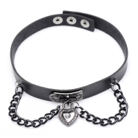 Чекер XR Brands Gothic Heart Adjustable Collar