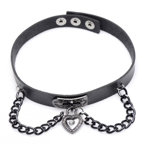Чекер XR Brands Gothic Heart Adjustable Collar