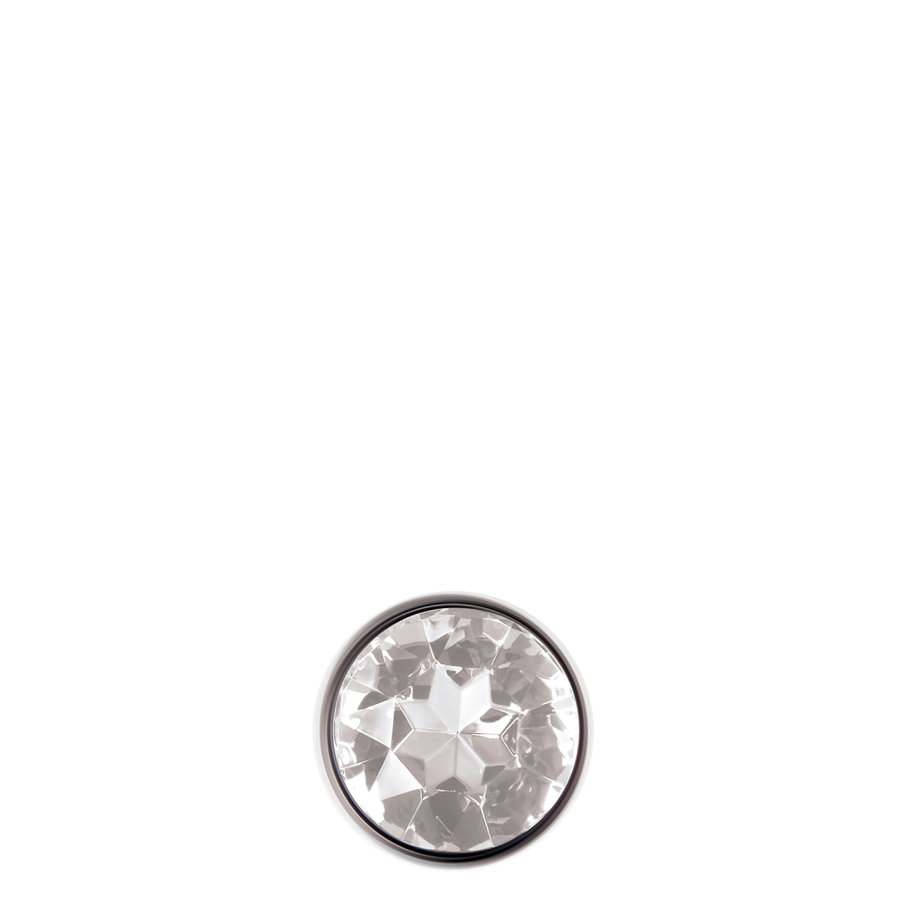 Анальная пробка с камнем A&E CLEAR GEM ANAL PLUG MEDIUM