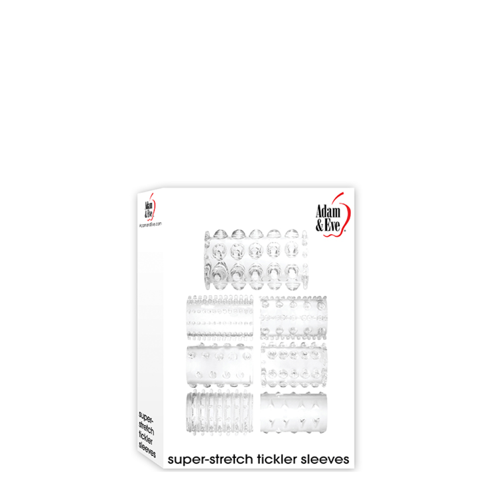 Насадки для пениса A&E SUPER STRETCH TICKLER SLEEVES