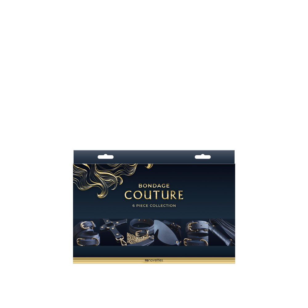 Набор для BDSM 6 предметов BONDAGE COUTURE 6 PIECE KIT BLUE