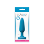 Анальная пробка силикон NS Novelties COLOURS PLEASURES SMALL PLUG BLUE