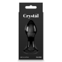 Стеклянная пробка NS Novelties CRYSTAL GEM BLACK