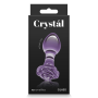 Стеклянная пробка NS Novelties CRYSTAL ROSE PURPLE