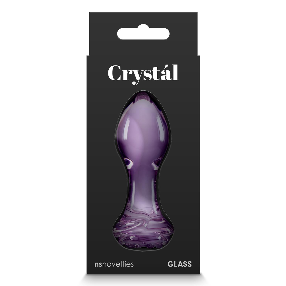 Стеклянная пробка NS Novelties CRYSTAL ROSE PURPLE