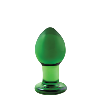 Стеклянная пробка NS Novelties CRYSTAL MEDIUM GREEN