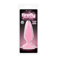 Анальная пробка светящаяся NS Novelties FIREFLY PLEASURE PLUG MEDIUM PINK