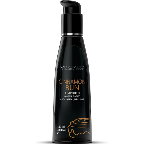Съедобный лубрикант со вкусом булочки с корицей WICKED AQUA 120ML