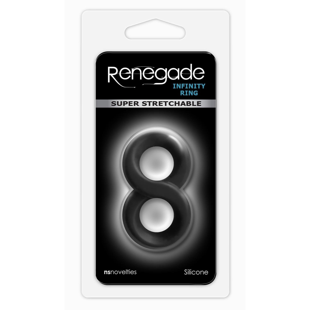 Эрекционное кольцо RENEGADE INFINITY RING BLACK