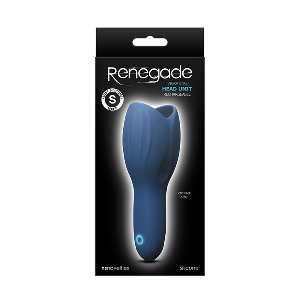 Вибратор для головки полового члена RENEGADE HEAD UNIT BLUE