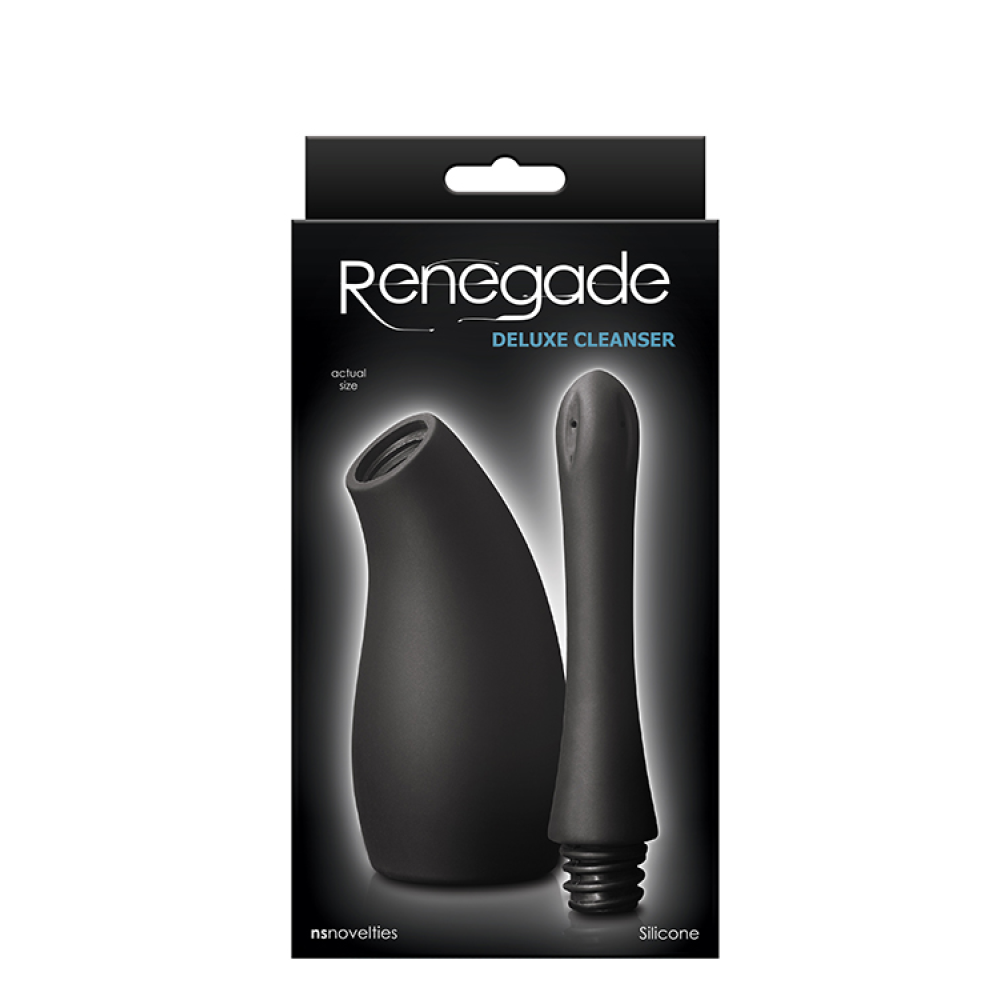 Анальный душ RENEGADE DELUXE CLEANSER BLACK