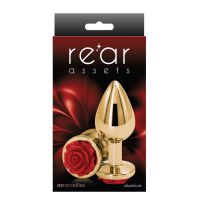 Анальная пробка NS Novelties REAR ASSETS ROSE MEDIUM RED