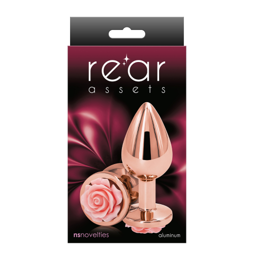 Анальная пробка NS Novelties REAR ASSETS ROSE MEDIUM PINK