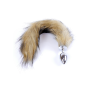 Анальная пробка с хвостом Boss of toys Fox TAIL- Brown XL