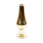 Анальная пробка с розовым камнем Plug-Jewellery Gold BUTT PLUG- Pink