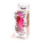 Анальная пробка с голубым кристаллом Plug-Jewellery Pink Silicon PLUG Medium- Light Blue Diamond