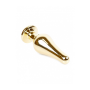 Анальная пробка с фиолетовым камнем Plug-Jewellery Gold BUTT PLUG- Purple