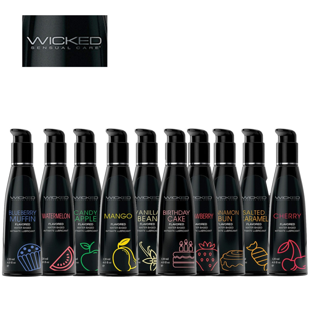 Съедобный лубрикант со вкусом ваниили WICKED AQUA 120ML