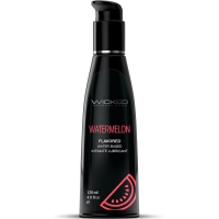 Съедобный лубрикант со вкусом арбуза Wicked Aqua Watermelon Flavored, 120 мл