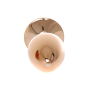 Анальная пробка с оранжевой розочкой Plug-Jewellery Red Gold PLUG ROSE- Peach