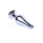 Анальная пробка с розовым кристаллом Plug-Jewellery Silver BUTT PLUG- Pink
