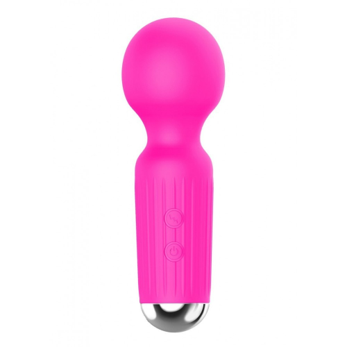Мини-Вибратор для клитора розовый Rechargeable Mini Masager USB 20 Functions