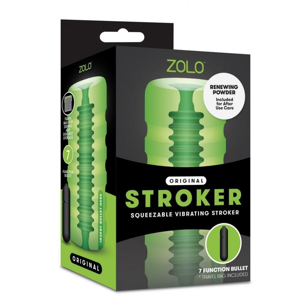 Мастурбатор с вибропулей ZOLO ORIGINAL SQUEEZABLE VIBR. STROKER