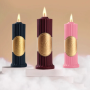 Свеча низкотемпературная розовая Low temperature wax candle 150 г