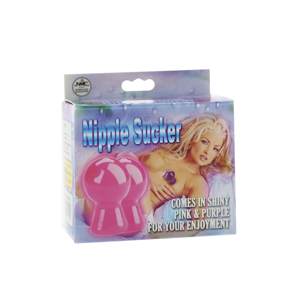 Вакуумные стимуляторы для сосков NMC NIPPLE SUCKER PAIR IN SHINY PURPLE