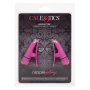 Зажимы на соски с вибрацией California Exotic Novelties, розовые, 7 см