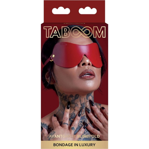 Маска с закрытыми глазами Taboom, красная