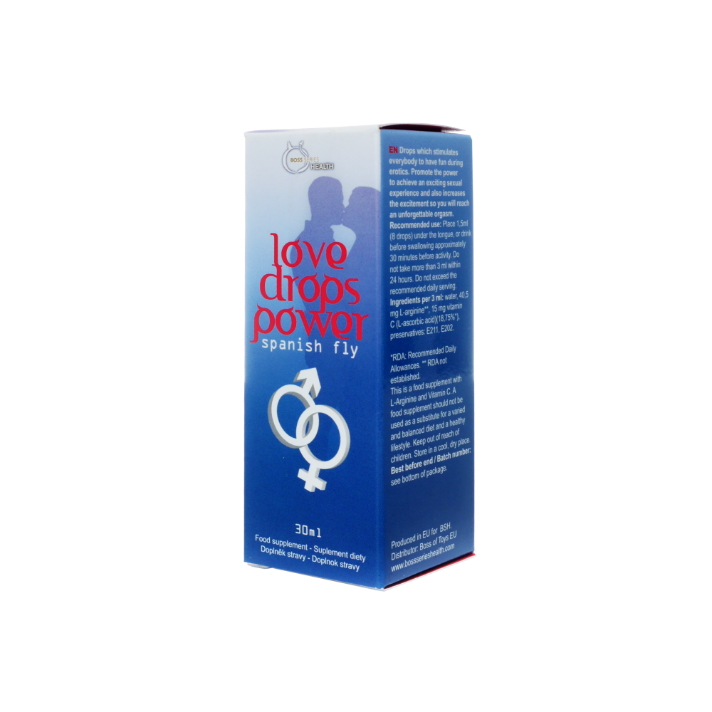 Вохбуждающие капли для двоих шпанская мушка Love Drops Power 30ml