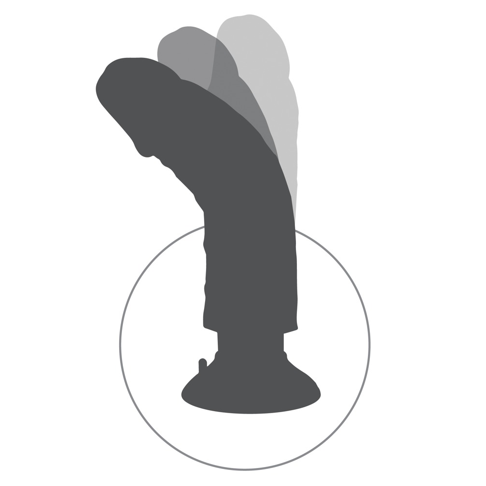 Вибратор на присоске Pipedream King Cock бежевый