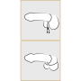 Эрекционное лассо Bad Kitty cock & ball loop, черное