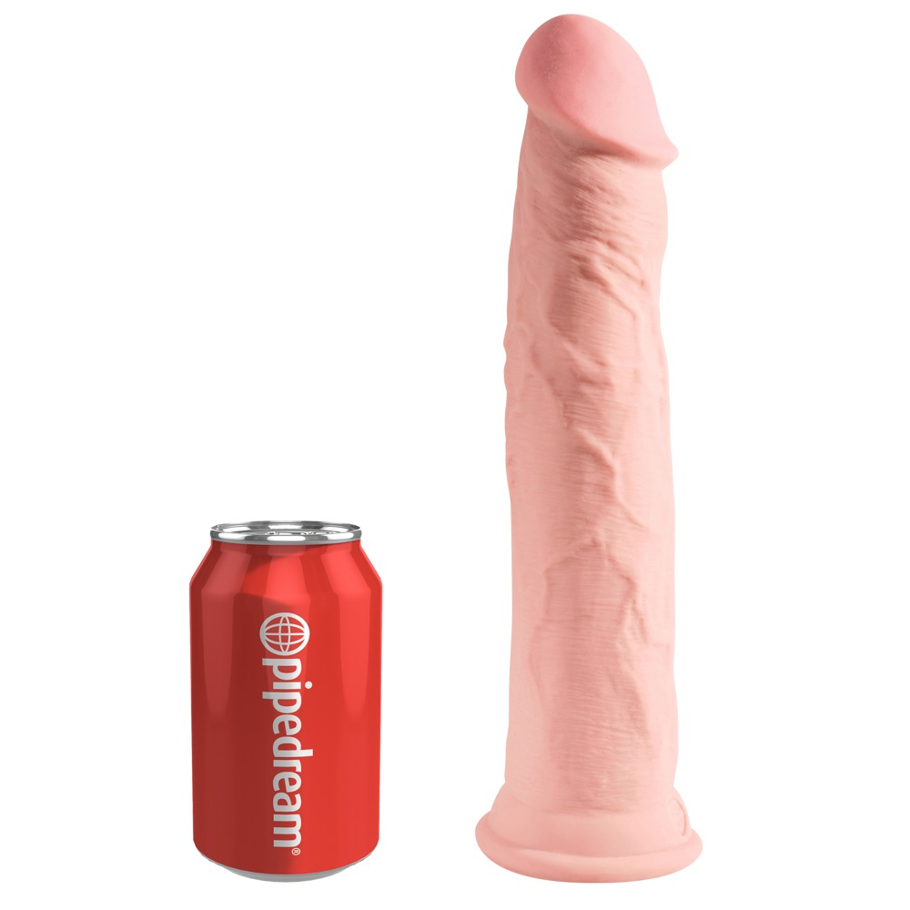 Фаллоимитатор на присоске без мошонки Pipedream King Cock бежевый