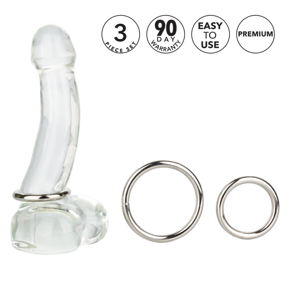 Наборо эрекционных колец Silver Ring - 3 Piece Set