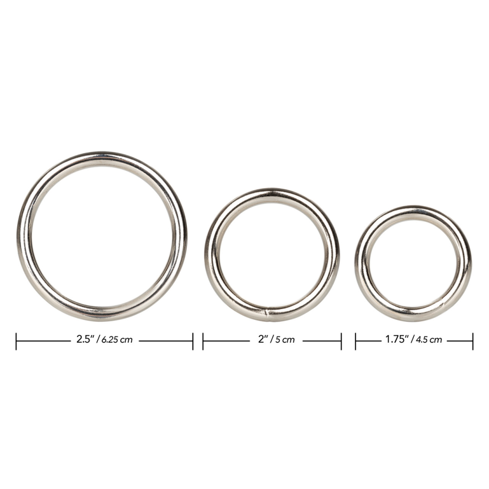 Наборо эрекционных колец Silver Ring - 3 Piece Set
