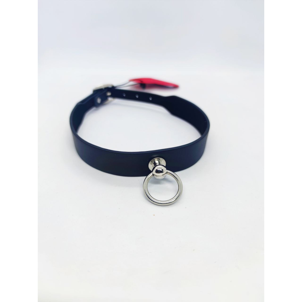 Ошейник с кольцом Collar black with ring