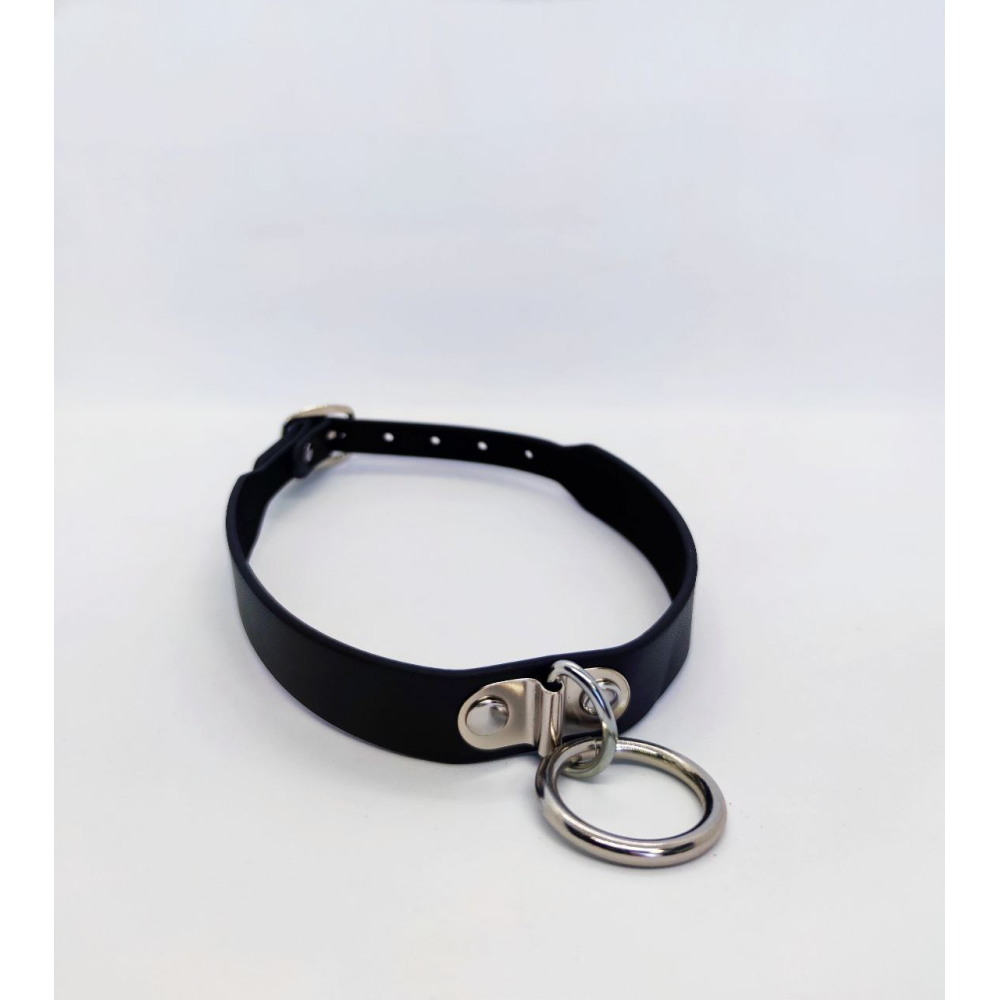 Ошейник с кльцом Collar black with ring