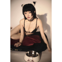 Миска для BDSM Pet-Play (игры в хозяина и питомца) UPKO х TOUCHDOG Puppy's Bowl, черная