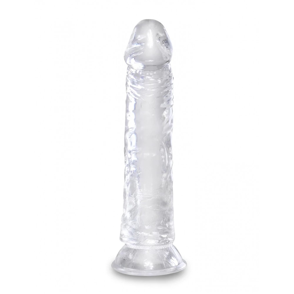 Фаллоимитатор реалистичный на присоске Pipedream King Cock прозрачный